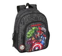 Safta AVENGERS VENDETTA - Mochila Escolar Infantil, Ideal para Niños de Diferentes Edades, Cómoda y Versátil, Calidad y Resistencia, 27x10x33 cm