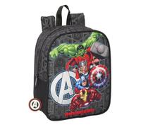 Safta AVENGERS VENDETTA - Mochila Infantil, Mochila Niño, Mochila Escolar, Adaptable a Carro, Ideal para Guardería, Cómoda y Versátil, Calidad y Resistencia, 22x10x27 cm