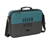 Safta | Bandolera Escolar Urban Style, Cartera Extraescolares con Correa Ajustable y Asa Superior Forrada, Cremallera Principal con Doble Tirador, Medidas 38x6x28 cm