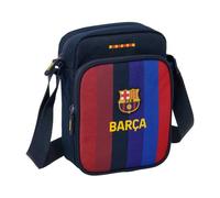 SAFTA | Bandolera Pequeña FC Barcelona 1ª Equipación 26/27, Bolso Cruzado Escolar y Juvenil, Compartimento Principal con Cremallera, Bolsillo Frontal, Trasero con Velcro, Medidas 16x6x22 cm