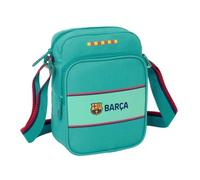 Safta | Bandolera Pequeña Infantil Bolso Cruzado FC Barcelona 16x6x22 cm | Tejido poliéster con costuras rematadas, para colegio, extraescolares, paseo y merienda, licencia oficial FC Barcelona