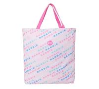 Safta BARBIE LOGOMANIA - Bolso Shopping, Bolso de Mujer, Shopping Bag, Cómodo y Versátil, Calidad y Resistencia, 50x10x45 cm, Color Rosa palo