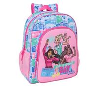 Safta BARBIE - Mochila Escolar Niño, Mochila Infantil, Adaptable a Carro, Ideal para Niños en Edad Escolar, Cómoda y Versátil, Calidad y Resistencia, 32x12x38 cm