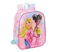 Safta BARBIE PAINTERLY - Mochila Infantil, Mochila Niño, Mochila Escolar, Adaptable a Carro, Ideal para Guardería, Cómoda y Versátil, Calidad y Resistencia, 22x10x27 cm