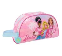 SAFTA Barbie Painterly - Neceser Grande Niño, Neceser Infantil, Adaptable a Carro, Ideal para Niños de 5 a 14 Años, Cómodo y Versátil, Calidad y Resistencia, 26x16x9 cm