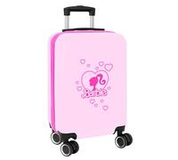 Safta Barbie Painterly - Trolley de Cabina 20 Pulgadas, Maleta con Ruedas, Candado de Seguridad, Maleta Ligera, 34.5x20x55 cm