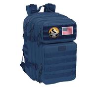 Safta BASIC - Mochila para Portátil 15.6", Mochila, Ideal para Diferentes Edades, Cómoda y Versátil, Calidad y Resistencia, 30x23x48 cm, Color Azul Marino