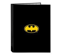 Safta BATMAN GAME OVER - Carpeta con Folios 4 Anillas, Ideal para Niños de Diferentes Edades, Cómoda y Versátil, Calidad y Resistencia, 26.5x33 cm