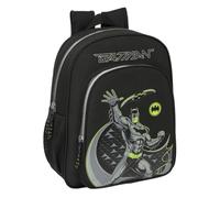Safta BATMAN GAME OVER - Mochila Escolar Niño, Mochila Infantil, Adaptable a Carro, Ideal para Niños en Edad Escolar, Cómoda y Versátil, Calidad y Resistencia, 32x12x38 cm