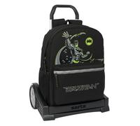 Safta BATMAN GAME OVER - Mochila, Espalda Ergonómica, con Carro Evolution, Ideal