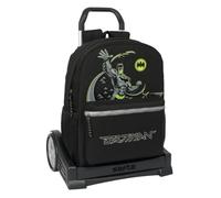Mochila Escolar BATMAN Game Over, Grande 42 cm. Con Carro EVOLUTION
