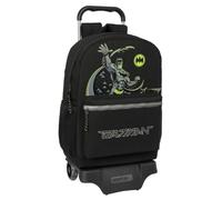 Safta BATMAN GAME OVER - Mochila Grande con Carro, Ideal para Niños de Diferentes Edades, Cómoda y Versátil, Calidad y Resistencia, 30x14x43 cm