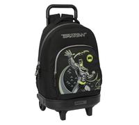 Safta BATMAN GAME OVER - Mochila Grande con Ruedas, Compacta, Extraíble, Ideal para Niños de Diferentes Edades, Cómoda y Versátil, Calidad y Resistencia, 33x22x45 cm