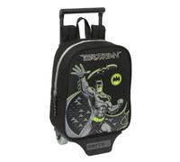 Safta BATMAN GAME OVER - Mochila Guardería con Carro, Ideal para Niños de Diferentes Edades, Cómoda y Versátil, Calidad y Resistencia, 22x10x27 cm