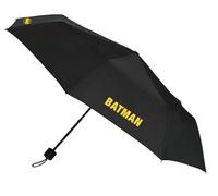 Safta BATMAN GAME OVER - Paraguas Plegable Manual, 8 Paneles, Varillas Metálicas, Cómodo y Versátil, Calidad y Resistencia, 24-56 cm, Material Poliéster