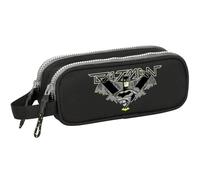 Safta Batman Game Over - Portatodo Doble Niño, Estuche Infantil, Estuche Niño, Ideal para Niños en Edad Escolar, Cómodo y Versátil, Calidad y Resistencia, 21x6x8 cm