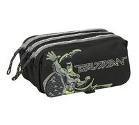 Safta Batman Game Over - Portatodo Triple Big, Estuche Infantil, Estuche Niño, Ideal para Niños en Edad Escolar, Cómodo y Versátil, Calidad y Resistencia, 21.5x8x10 cm