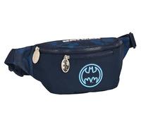 Safta Batman Legendary - Riñonera con Bolsillo Exterior, Ideal para Jóvenes y Niños de Diferentes Edades, Cómoda y Versátil, Calidad y Resistencia, 23x9x12 cm, Color Azul Marino
