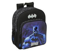 Safta BATMAN - Mochila Escolar Niño, Mochila Infantil, Adaptable a Carro, Ideal para Niños en Edad Escolar, Cómoda y Versátil, Calidad y Resistencia, 32x12x38 cm