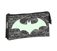 Safta Batman, Portatodo Unisex Niños, Gris/negro, 22x10x2 Cm