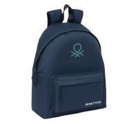 Safta benetton basics antracita mochila - bolsillo frontal - hombreras