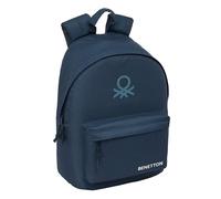 BENETTON BASICS ANTRACITA - Mochila Juvenil para Portátil 14.1", Ideal para Jóvenes de Diferentes Edades, Cómoda y Versátil, Calidad y Resistencia, 31x16x41 cm