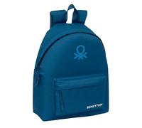 Safta benetton basics marino mochila - bolsillo frontal - hombreras ac