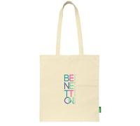 Safta BENETTON - Bolso Tote, Bolso de Mujer, Tote Bag, Cómodo y Versátil, Calidad y Resistencia, 38x42 cm, Color Natural beige