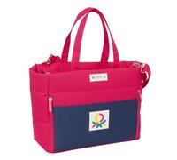 Safta BENETTON CHERRY - Bolso para Portátil 14.1'' con Bolsillo, Mochila, Ideal para Niños de Diferentes Edades, Cómodo y Versátil, Calidad y Resistencia, 54x17x31 cm