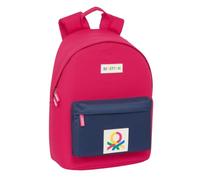 Safta BENETTON CHERRY - Mochila Juvenil para Portátil 14.1", Ideal para Jóvenes de Diferentes Edades, Cómoda y Versátil, Calidad y Resistencia, 31x16x41 cm
