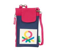 Safta Benetton Cherry - Monedero Portamóvil, Monedero Estándar, para Móvil, Cómodo y Versátil, Calidad y Resistencia, 19x10 cm