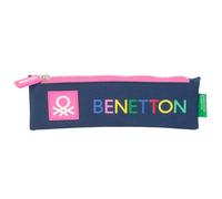 Safta Benetton DAMERO - Estuche Escolar, Estuche Infantil, Estuche Niño, Ideal para Niños de 5 a 14 Años, Cómodo y Versátil, Calidad y Resistencia, 20x60 cm