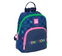 Safta BENETTON DAMERO - Mini Mochila para Uso Diario, Ideal para Niños de Diferentes Edades, Cómoda y Versátil, Calidad y Resistencia, 25x13x30 cm