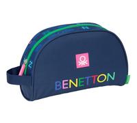 SAFTA Benetton DAMERO - Neceser Escolar Infantil Pequeño con Asa, Neceser Infantil, Adaptable a Carro, Ideal para Niños de 5 a 14 Años, Cómodo y Versátil, Calidad y Resistencia, 28x10x18 cm