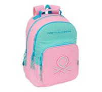 BENETTON Mochila escolar Dolce, Grande 42 cm, adaptable y resistente
