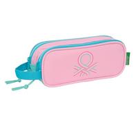 Benetton Dolce - Portatodo Doble Niño, Estuche Infantil, Estuche Niño, Ideal para Niños en Edad Escolar, Cómodo y Versátil, Calidad y Resistencia, 21x6x8 cm