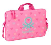 BENETTON HEART - Mochila, Funda para Portátil de hasta 15.6", Mochila, Ideal para Niños de Diferentes Edades, Cómoda y Versátil, Calidad y Resistencia, 40x4x27 cm
