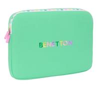 Safta BENETTON MINT - Funda para Portátil 15.6'', Mochila, Ideal para Niños de Diferentes Edades, Cómoda y Versátil, Calidad y Resistencia, 39.5x3.5x27.5 cm
