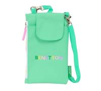 Safta Monedero portamóvil BENETTON MINT, cómodo y versátil, resistente 19x10 cm