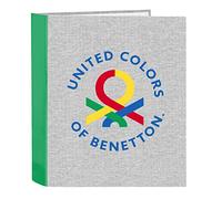 Carpeta Archivador BENETTON Pop, Folio 4 Anillas 40 mm.