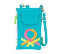 Safta M695 842515695, Benetton Summer Portamóvil, Monedero Estándar, para Móvil, Cómodo y Versátil, Calidad y Resistencia, 19x10 cm, Color Unisex niños, Azul, M
