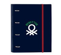 Safta Carpeta equipada BENETTON Together – 4 anillas, A4, 30 mm, 100 hojas