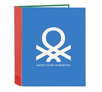 Carpeta Folio 4 Anillas 35 mm. Lomo Ancho Benetton Topitos