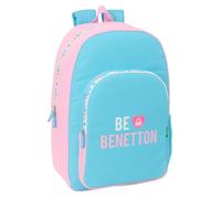 Safta BENETTON UNIQUE - Mochila Escolar, Adaptable a Carro, Ideal para Niños de Diferentes Edades, Cómoda y Versátil, Calidad y Resistencia