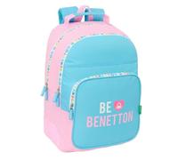 Safta BENETTON UNIQUE - Mochila Escolar Infantil, Ideal para Niños de Diferentes Edades, Cómoda y Versátil, Calidad y Resistencia, 32x15x42 cm