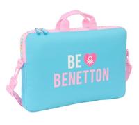 Safta BENETTON UNIQUE - Mochila, Funda para Portátil de hasta 15.6", Mochila, Ideal para Niños de Diferentes Edades, Cómoda y Versátil, Calidad y Resistencia, 40x4x27 cm
