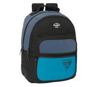 Safta BLACKFIT8 CALIFORNIA - Mochila Doble Adaptable Carro, Tejido Reciclable, Ideal para Niños de Diferentes Edades, Cómoda y Versátil, Calidad y Resistencia, 32x15x42 cm