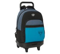 Safta BLACKFIT8 CALIFORNIA - Mochila Grande con Ruedas, Compacta, Extraíble, Ideal para Niños de Diferentes Edades, Cómoda y Versátil, Calidad y Resistencia, 33x22x45 cm