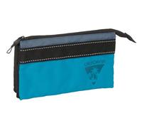 Safta BLACKFIT8 California - Portatodo Triple, Tejido Reciclable, Estuche Infantil, Estuche Niño, Ideal para Niños en Edad Escolar, Cómodo y Versátil, Calidad y Resistencia, 22x3x12 cm