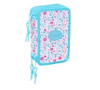 Safta BLACKFIT8 Cool - Estuche Escolar con 37 Útiles Incluidos, Estuche Infantil, Estuche Niño, Ideal para Niños de 5 a 14 Años, Cómodo y Versátil, Calidad y Resistencia, 12.5x5.5x19.5 cm